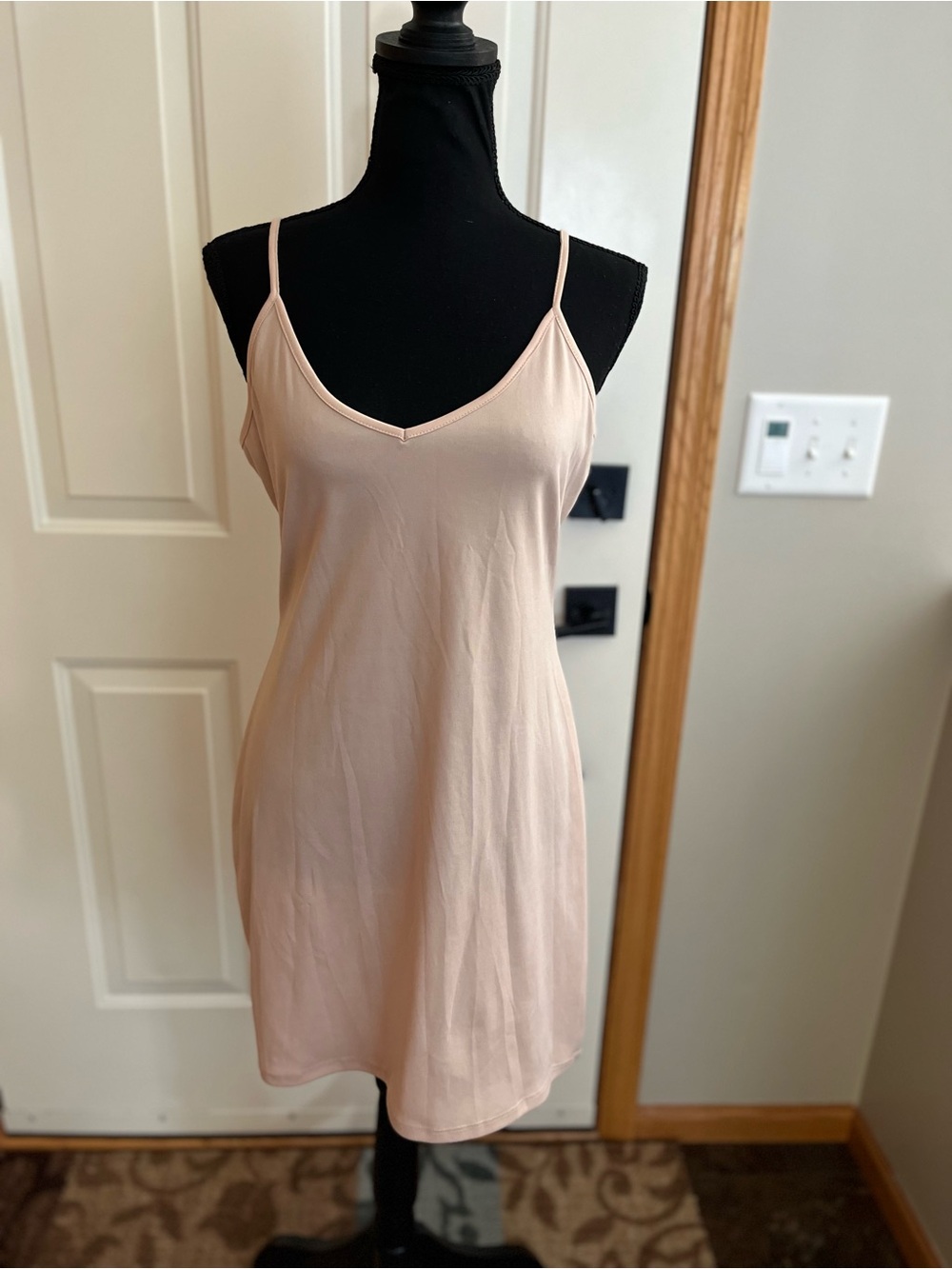 Women’s Alexia Admor sheer nude mesh floral embroidered sleeveless dress. Small - Picture 7 of 16
